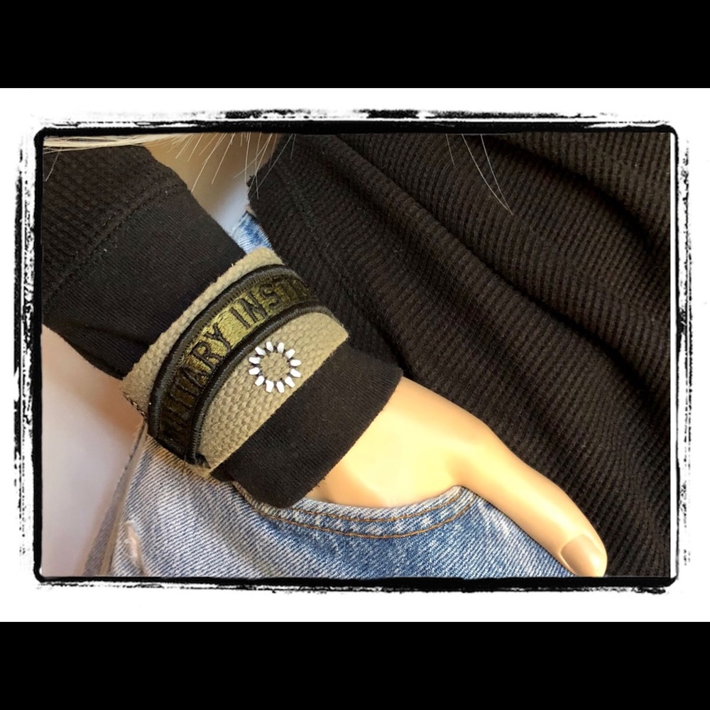 🇺🇸US MILITARY INSTITUTE BRACELET CUFF 🇺🇸